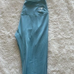 Blue gym shark leggings